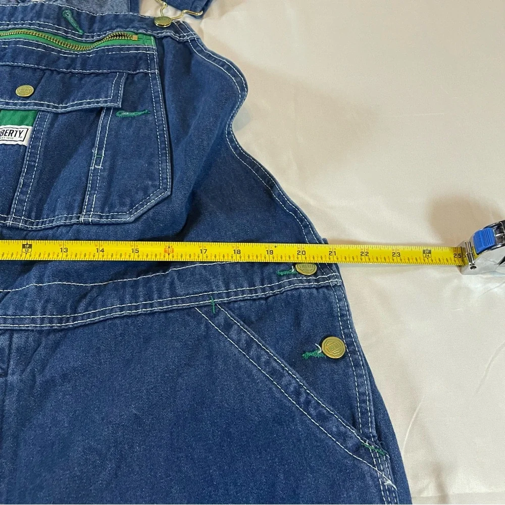 liberty denim bib
